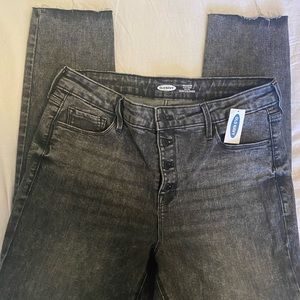Old Navy Rockstar Super Skinny High Rise Secret Slim Pocket Jeans!